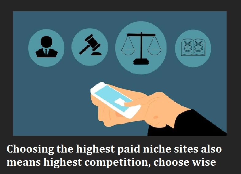 best paid blogging niches are always very competitive