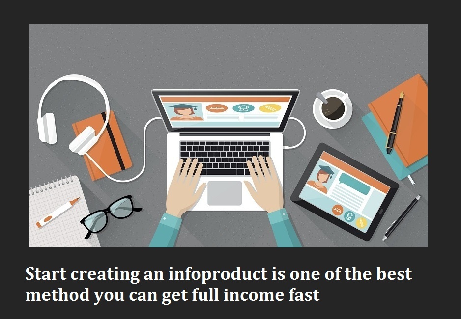 an online course is one of the most profitable infoproduct, but it takes time to create