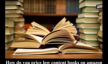 short guide on how do you price low content books on amazon kdp